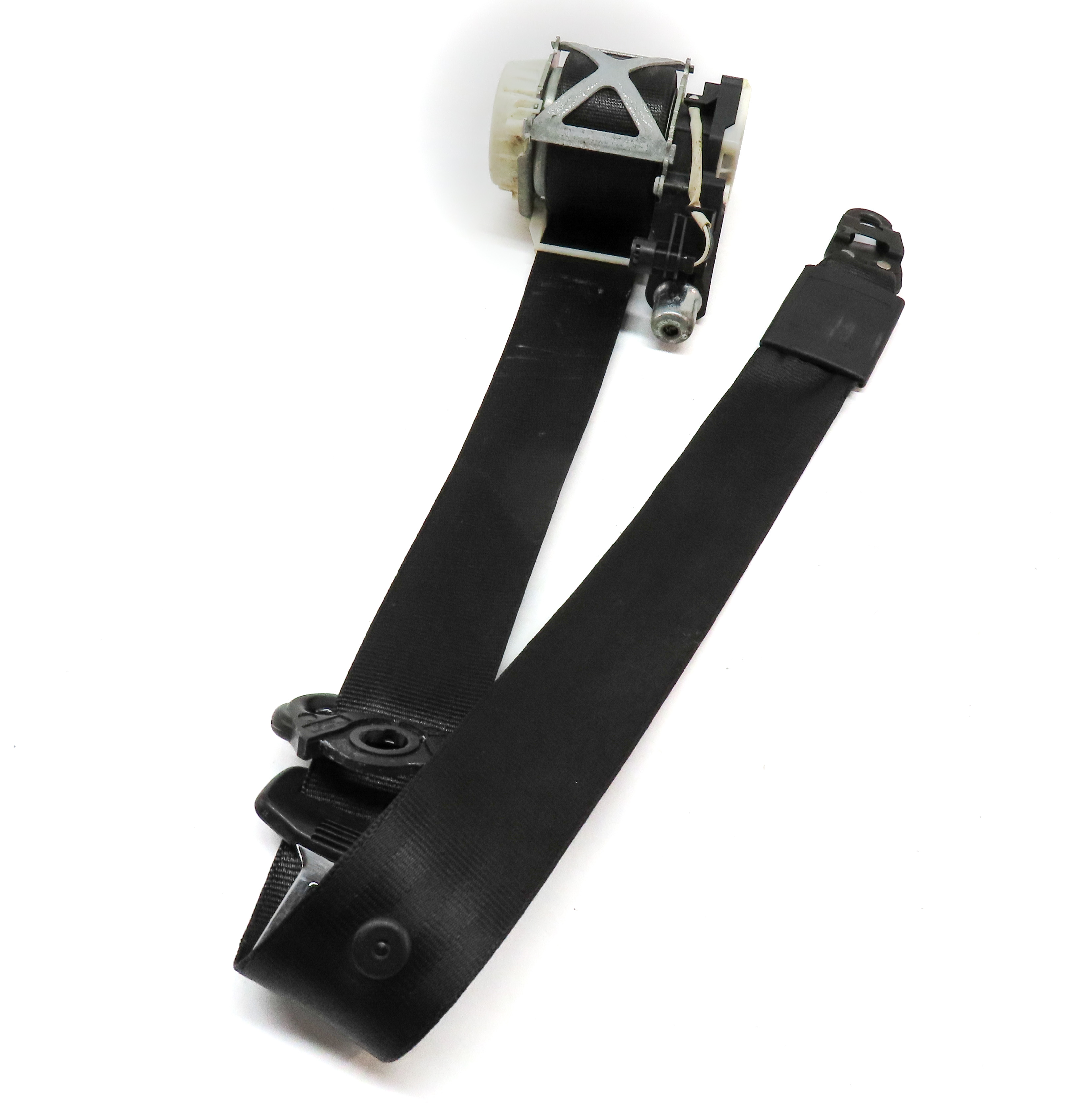 2007-2009 AUDI Q7 (4L) LEFT FRONT DRIVER SEAT SEATBELT RETRACTOR (Black) — exact item pictured
